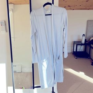 Long light blue cardigan